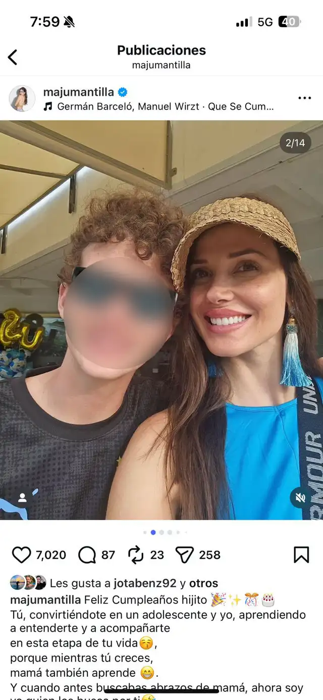  Maju Mantilla y Gustavo Salcedo más unidos que nunca en fecha especial 