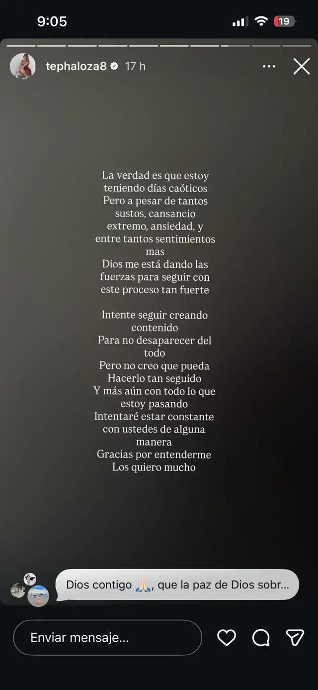 Madre de Tepha Loza fue hospitalizada antes de accidente en su auto y ella se quiebra Madre de Tepha Loza fue hospitalizada antes de accidente en su auto y ella se quiebra