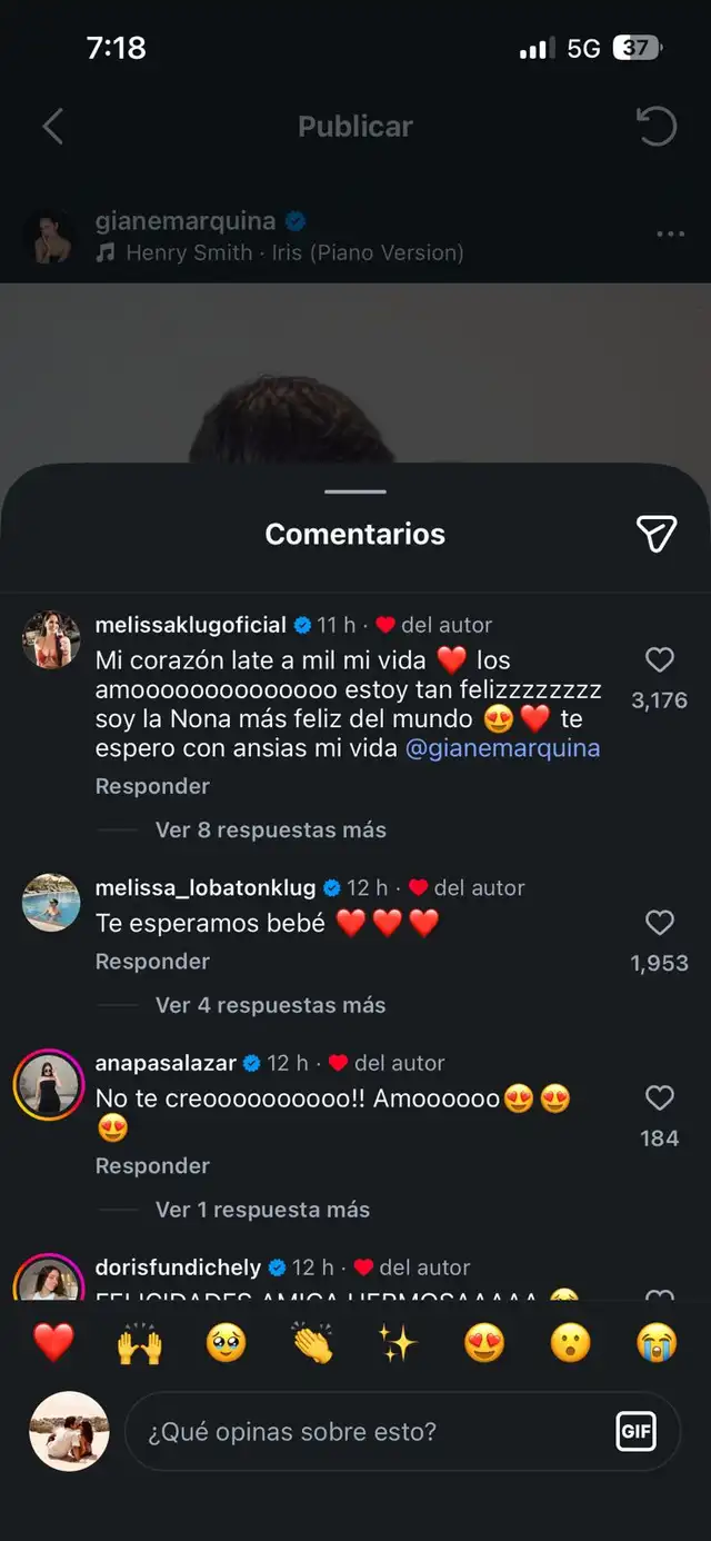 Melissa Klug tiene emocionante reacción ante primer embarazo de Gianella Marquina