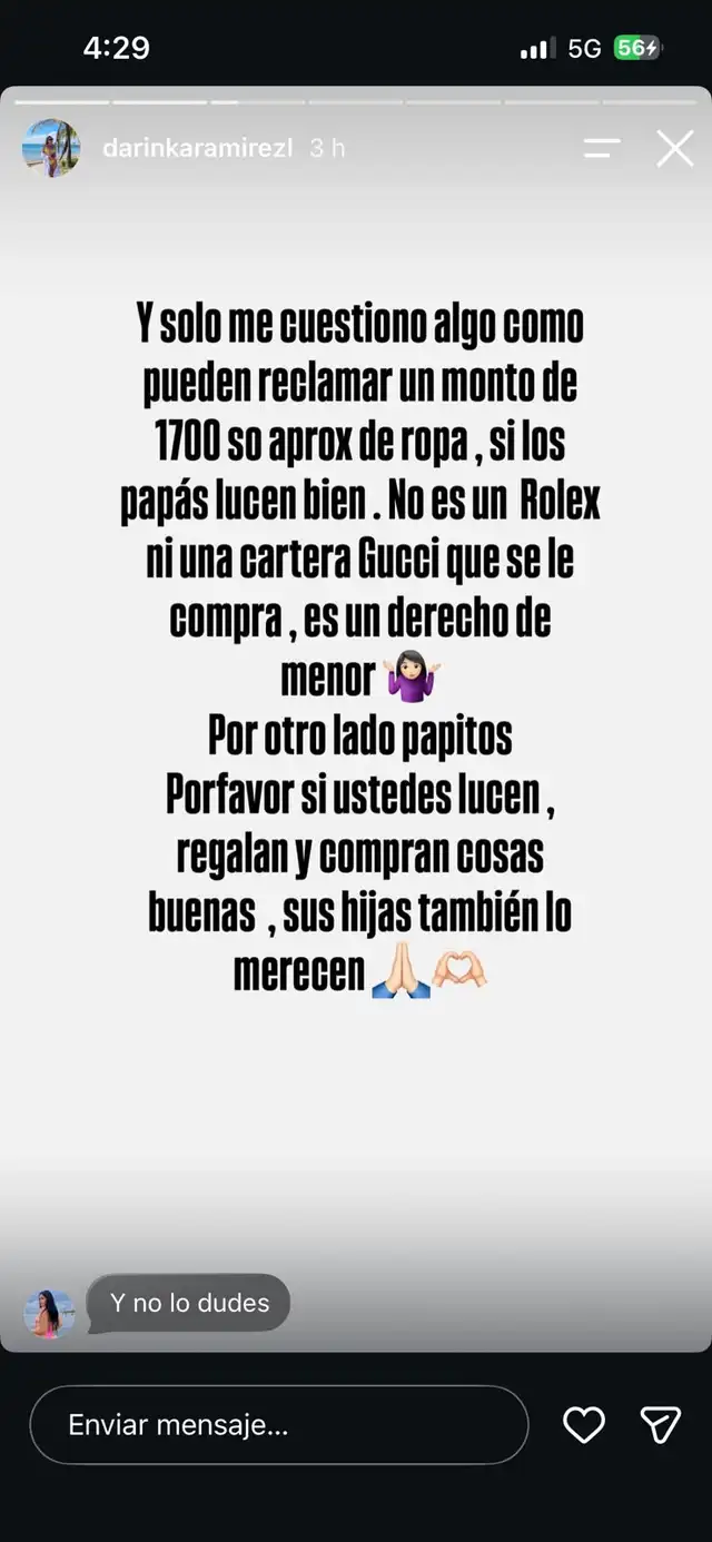 Jefferson Farfán acusa a Darinka Ramírez de comprarle ropa a su segunda bebé con dinero para su hija