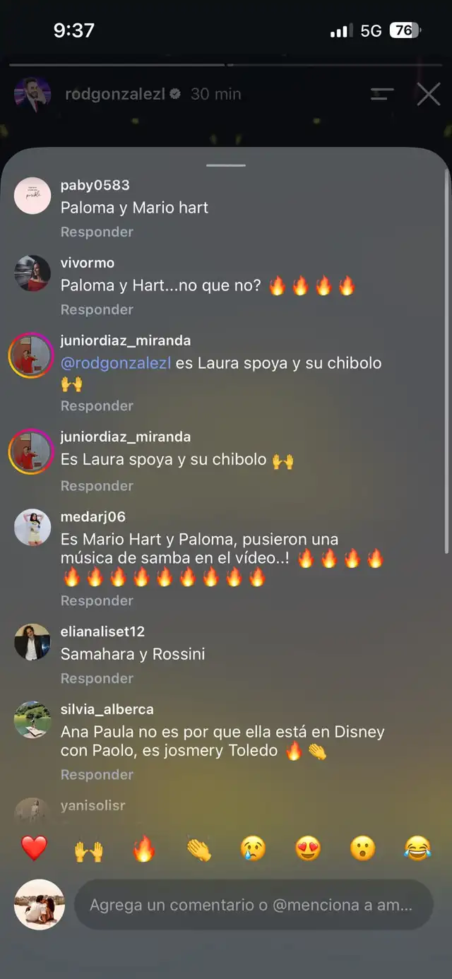 ‘Amor y Fuego’ lanza ‘ampay’ de dos faranduleros besándose y usuarios señalan a Mario Hart y Paloma Fiuza ‘Amor y Fuego’ lanza ‘ampay’ de dos faranduleros besándose y usuarios señalan a Mario Hart y Paloma Fiuza