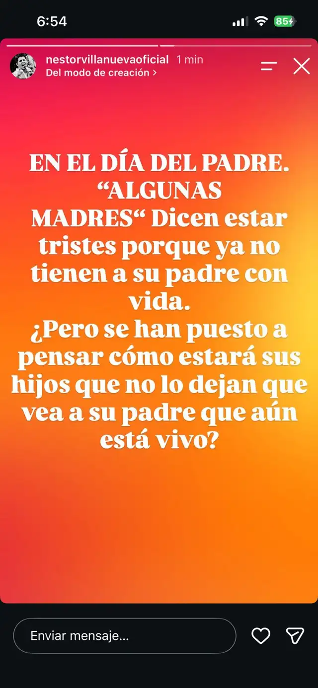 Néstor Villanueva hunde a Florcita por no dejarlo ver a sus hijos en el Día del Padre, pero su hijo la defiende