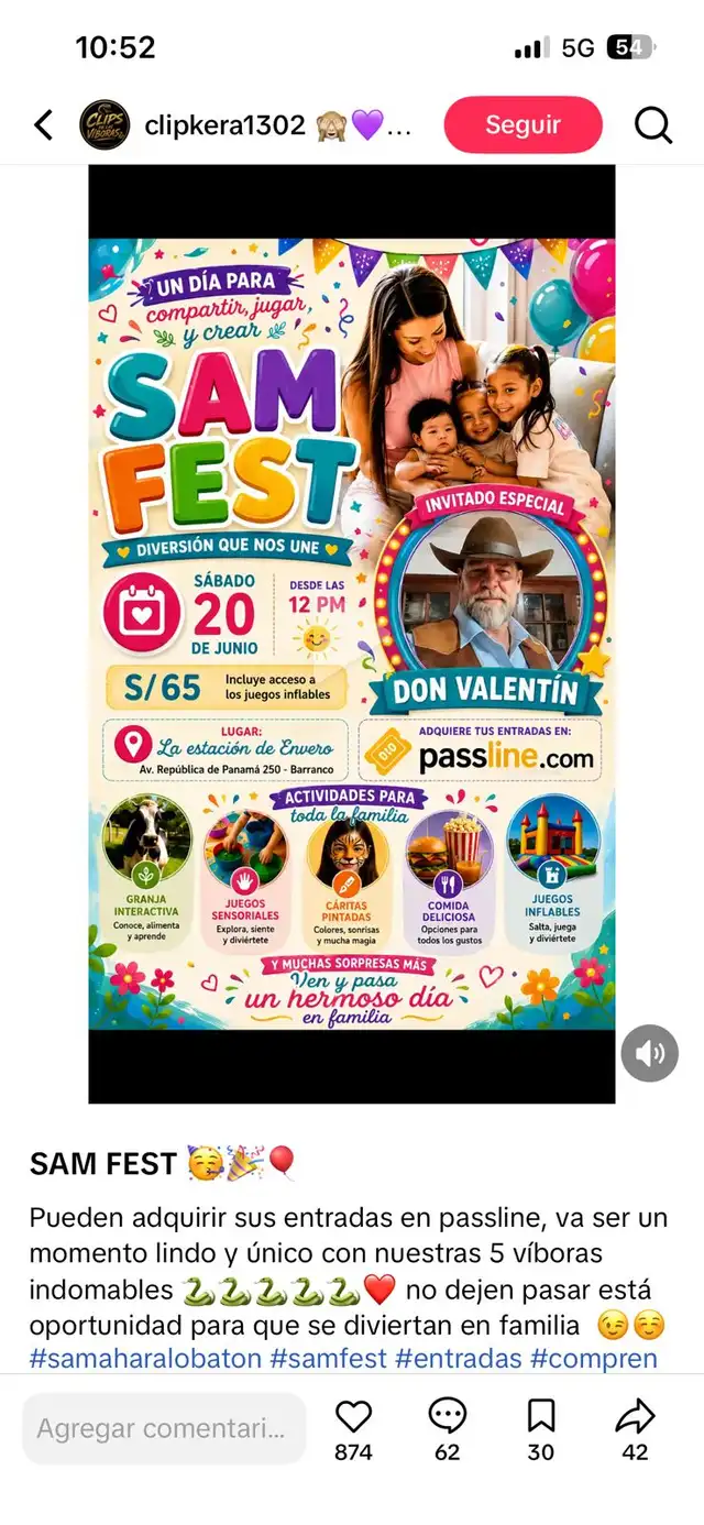 Lo que prometió Samahara Lobatón en el 'SAM FEST'.