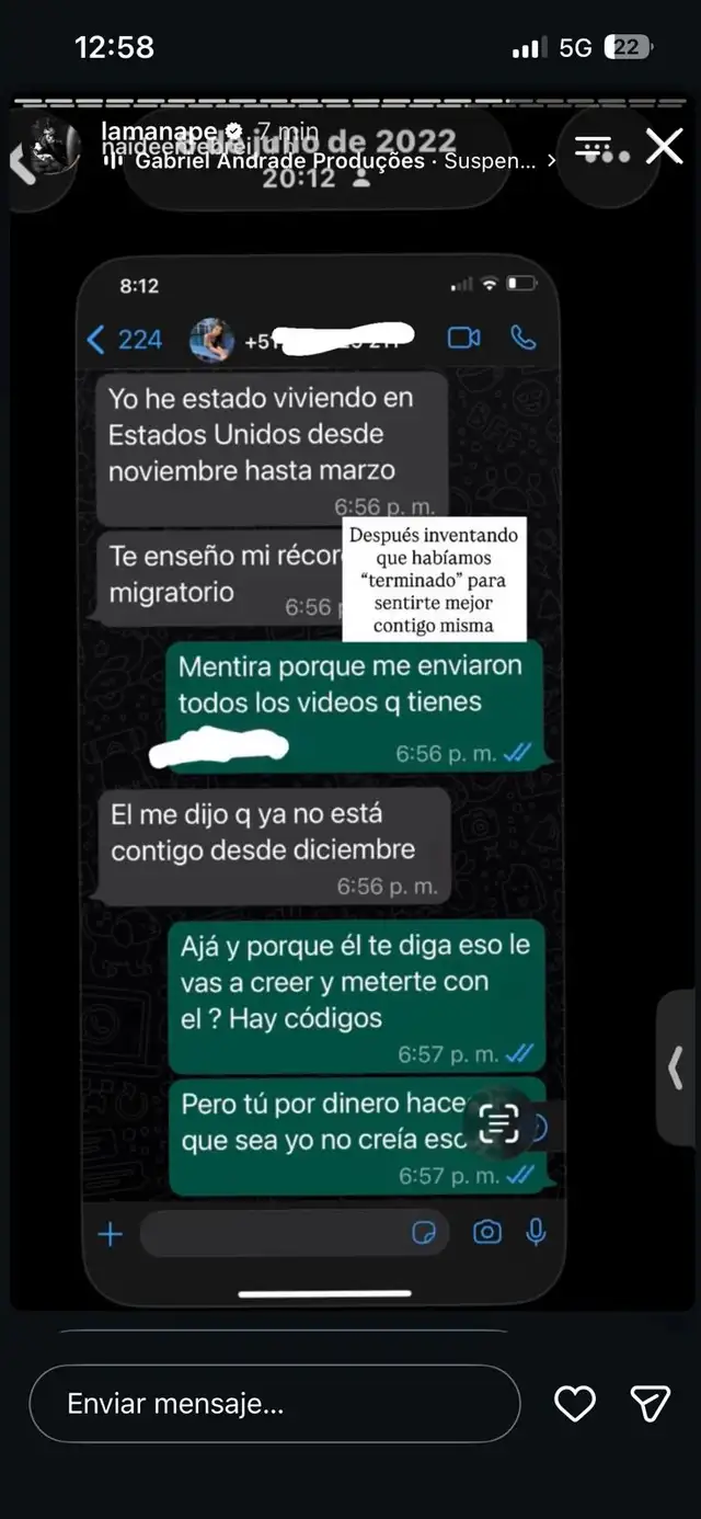 Mujer que acusó a Gabriela Herrera de merterse con su esposo es acusada de robarle el novio a su amiga