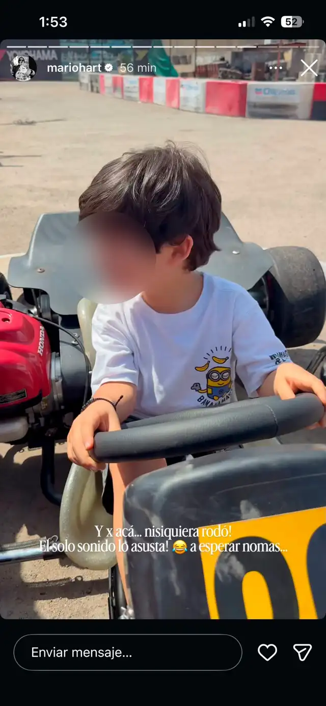 Mario Hart revela que su hija con Korina Rivadeneira sufrió ‘accidente’ en carreras de autos Mario Hart revela que su hija con Korina Rivadeneira sufrió ‘accidente’ en carreras de autos