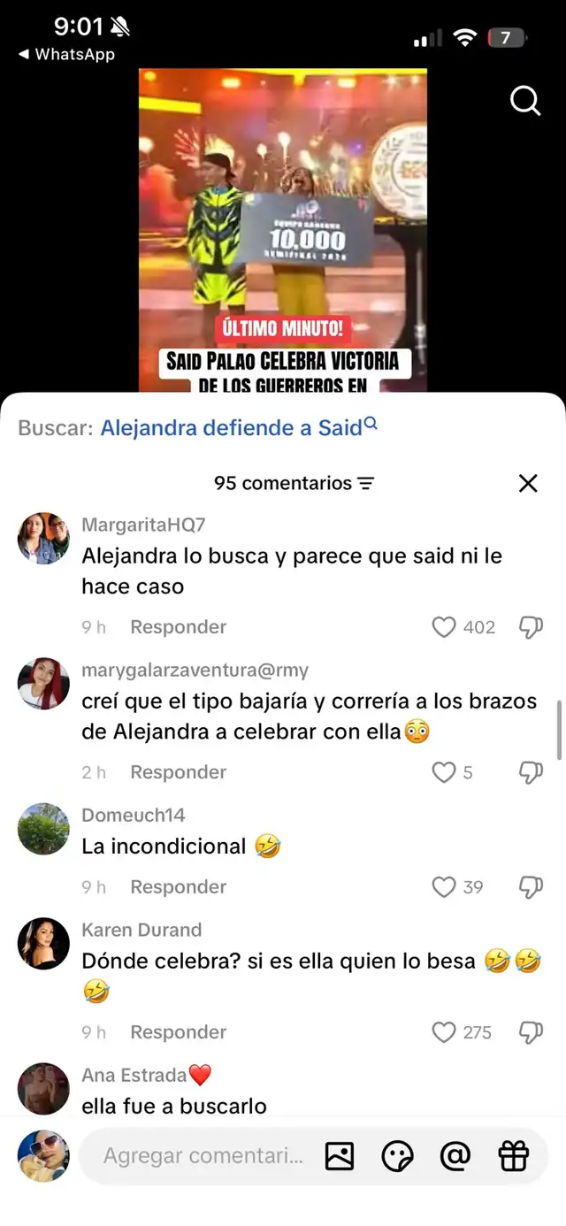 Said Palao hace tremendo ‘desplante’ a Alejandra Baigorria cuando ella lo besa en la semifinal de ‘Esto es guerra’ Said Palao hace tremendo ‘desplante’ a Alejandra Baigorria cuando ella lo besa en la semifinal de ‘Esto es guerra’