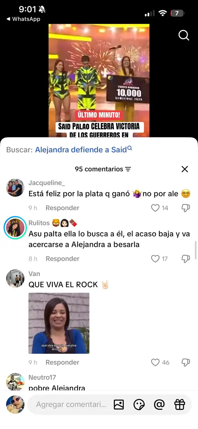 Said Palao hace tremendo ‘desplante’ a Alejandra Baigorria cuando ella lo besa en la semifinal de ‘Esto es guerra’ Said Palao hace tremendo ‘desplante’ a Alejandra Baigorria cuando ella lo besa en la semifinal de ‘Esto es guerra’