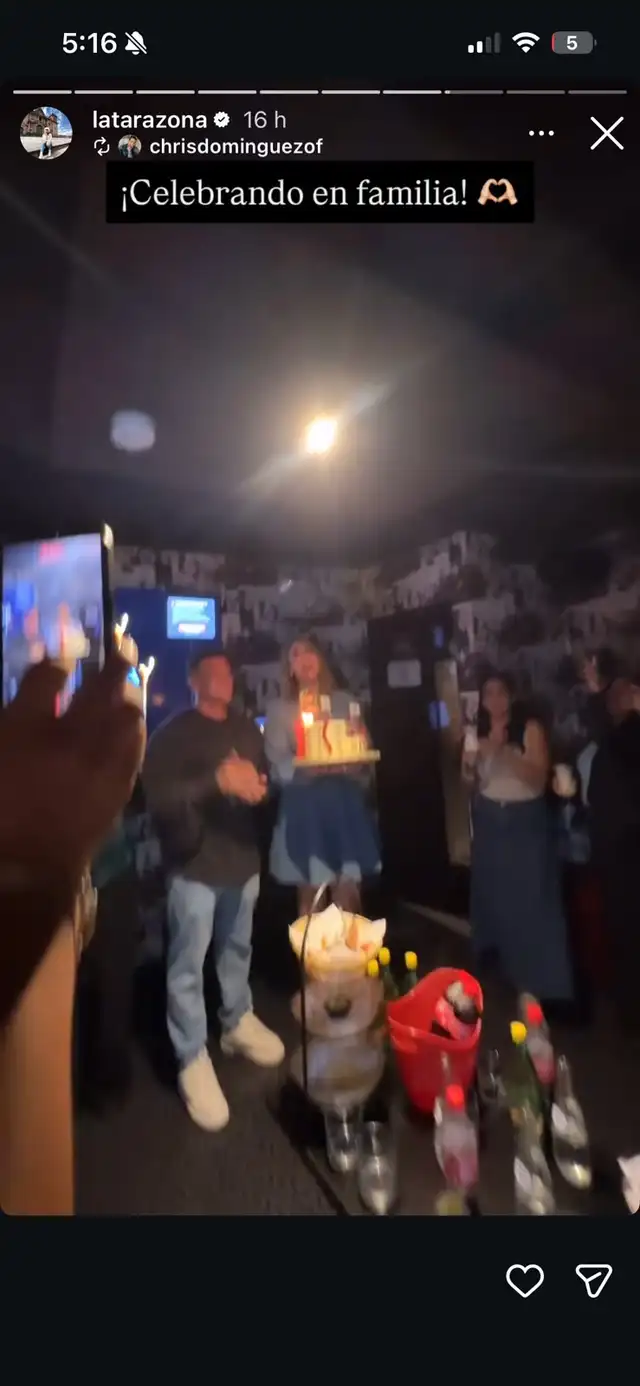 Karla Tarazona organiza lujosa fiesta a Christian Domínguez por su cumpleaños, pero sus hijas no aparecen 