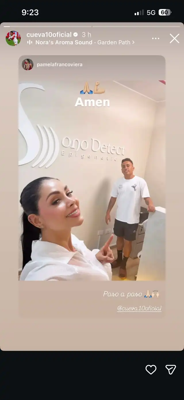 Christian Cueva y Pamela Franco preocupan al aparecer en centro oncológico en sentido mensaje