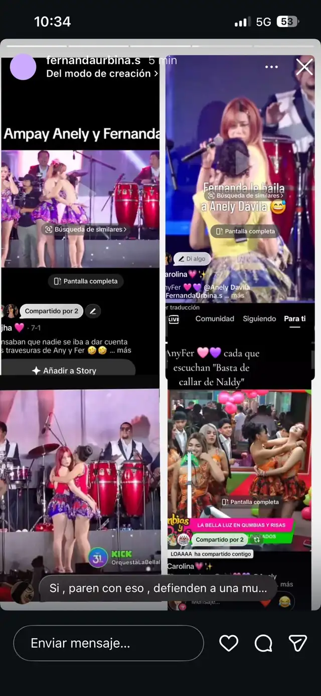Fernanda Urbina y Anely Dávila hacen impactante revelación sobre su presunta imitación de Naldy Saldaña Fernanda Urbina y Anely Dávila hacen impactante revelación sobre su presunta imitación de Naldy Saldaña