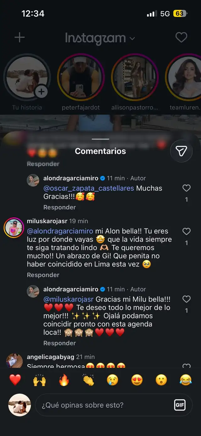 Alondra García Miró anuncia su llegada al Perú luego de que Paolo Guerrero reaccione a sus fotos y revela sus planes