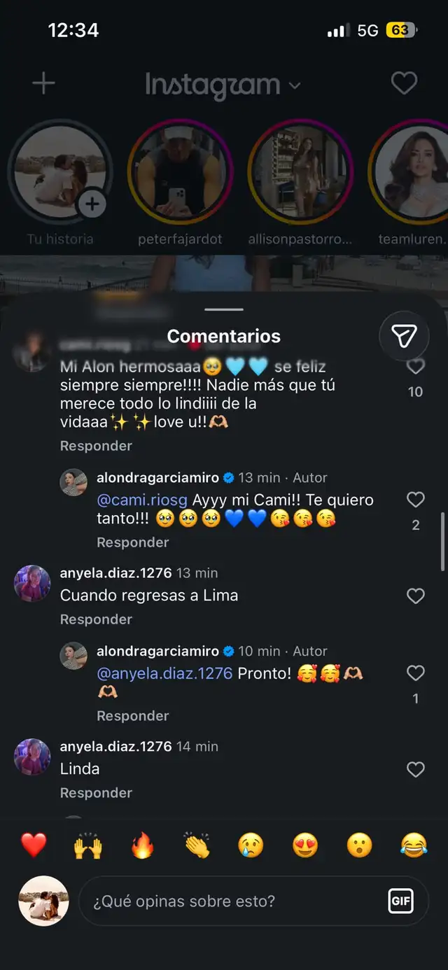 Alondra García Miró anuncia su llegada al Perú luego de que Paolo Guerrero reaccione a sus fotos y revela sus planes