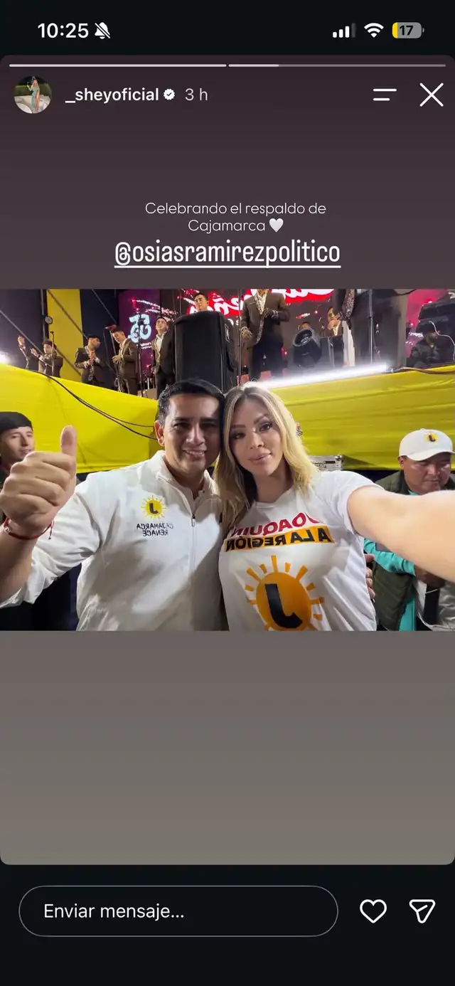 Sheyla Rojas toma impensada decisión tras ser ‘negada’ por Joaquín Ramírez en plena campaña política