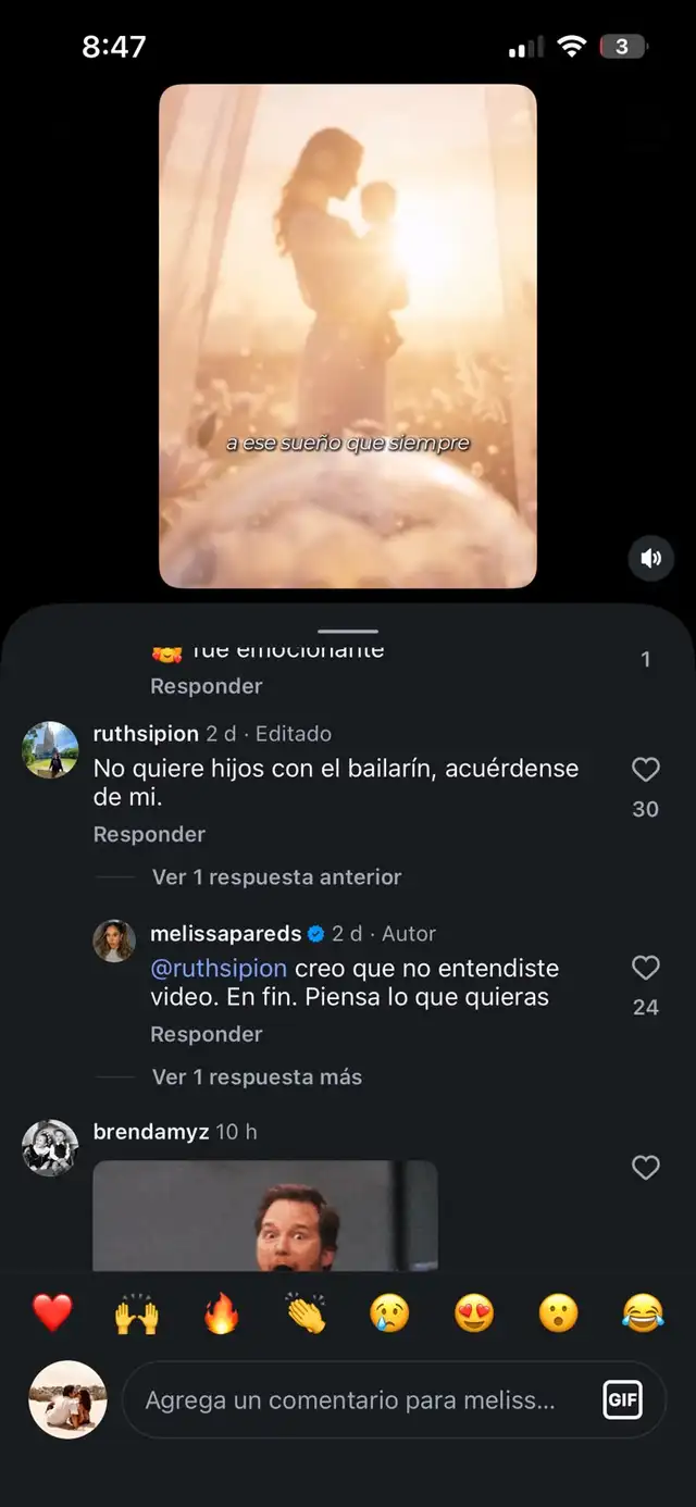 Melissa Paredes toma impensada decisión sobre su maternidad y enfrenta a usuario que hizo fuerte revelación Melissa Paredes toma impensada decisión sobre su maternidad y enfrenta a usuario que hizo fuerte revelación
