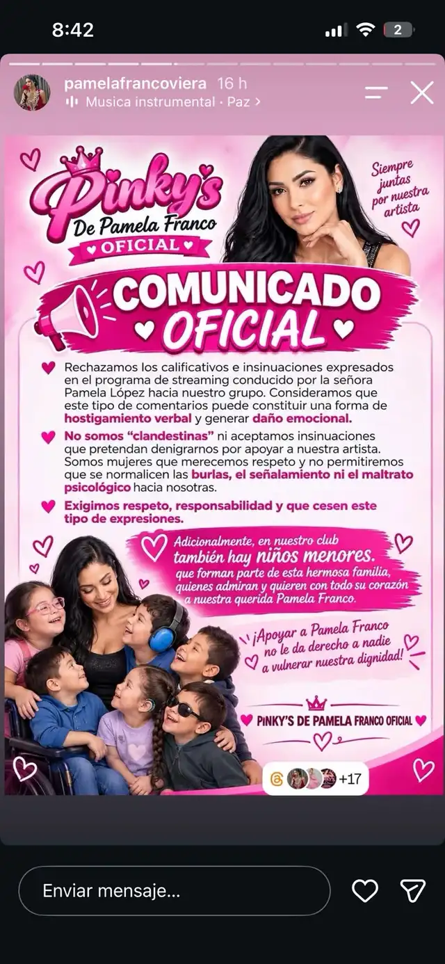 Pamela Franco y Christian Cueva estallan contra Pamela López en comunicado y hacen grave acusación Pamela Franco y Christian Cueva estallan contra Pamela López en comunicado y hacen grave acusación