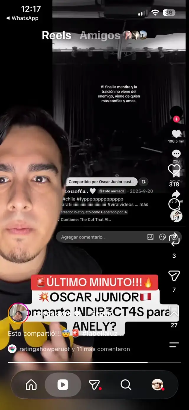 Óscar Junior, líder de ‘La Bella Luz’, deja en shock al lanzar fuerte mensaje tras renuncia de Anely Dávila