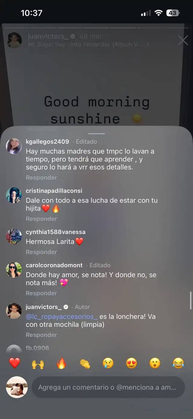 Juan Víctor Sánchez expone cómo es la nueva vida de su hija con Andrea San Martín, pero hunden por presunta falta de higiene Juan Víctor Sánchez expone cómo es la nueva vida de su hija con Andrea San Martín, pero hunden por presunta falta de higiene
