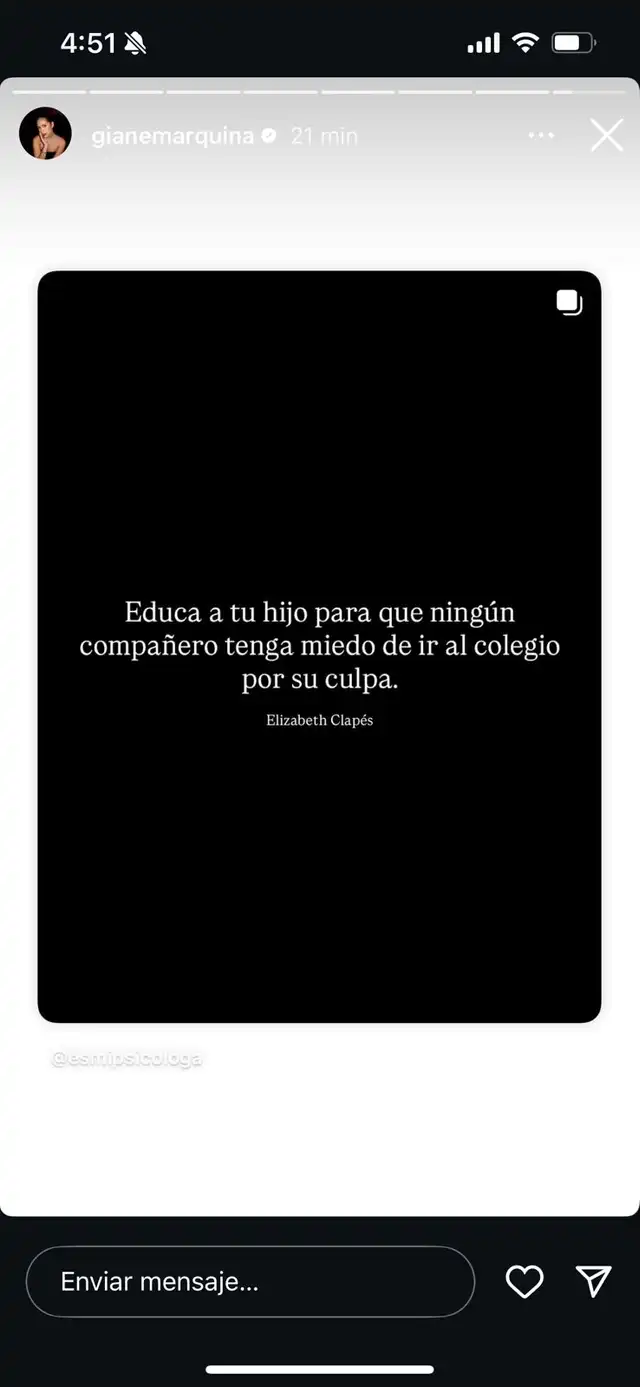 Hija mayor de Melissa Klug deja en shock al compartir potentes mensajes Hija mayor de Melissa Klug deja en shock al compartir potentes mensajes