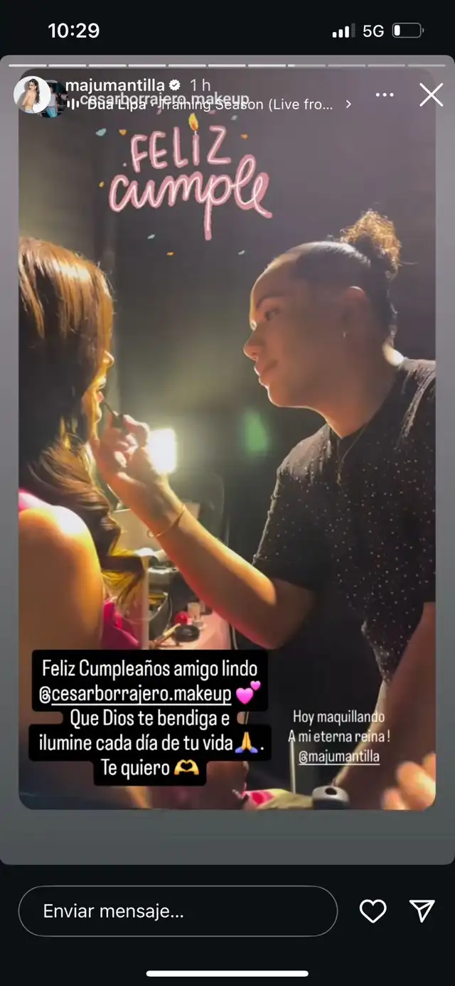 Maju Mantilla se pone cariñosa con hombre en redes sociales Maju Mantilla se pone cariñosa con hombre en redes sociales