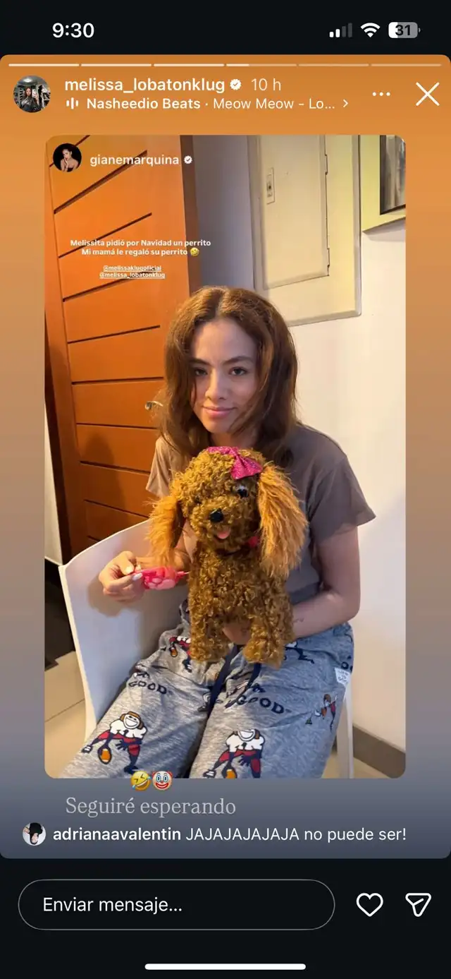  Melissa Klug ‘decepciona’ a su hija Melissa Lobatón con impensado regalo por Navidad 