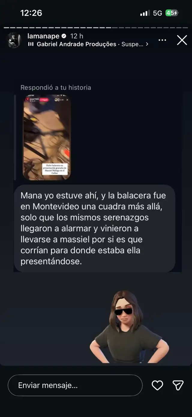  Masiel Málaga realiza concierto en el Callao y todo termina en balacera 