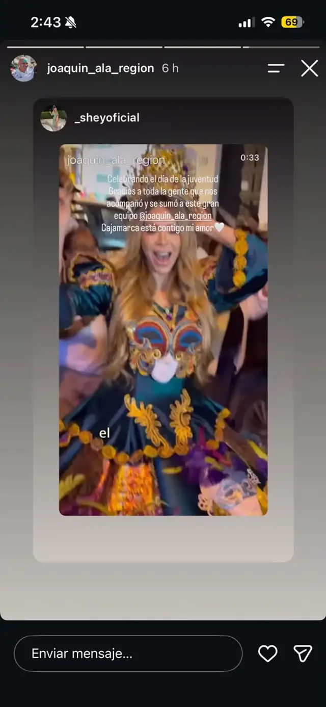 Joaquín Ramírez toma desesperada medida para ‘recuperar’ a Sheyla Rojas tras negarla en plena campaña política