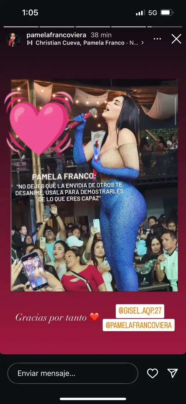 Pamela Franco saca pica tras revelarse que los hijos de Christian Cueva no pueden llamarlo Pamela Franco saca pica tras revelarse que los hijos de Christian Cueva no pueden llamarlo