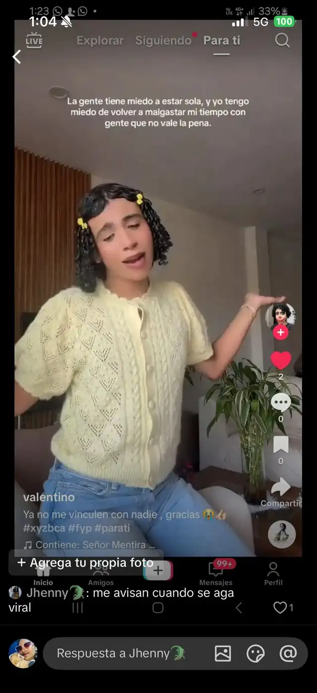  Valentino toma radical decisión luego de que Gino Assereto niegue su romance 