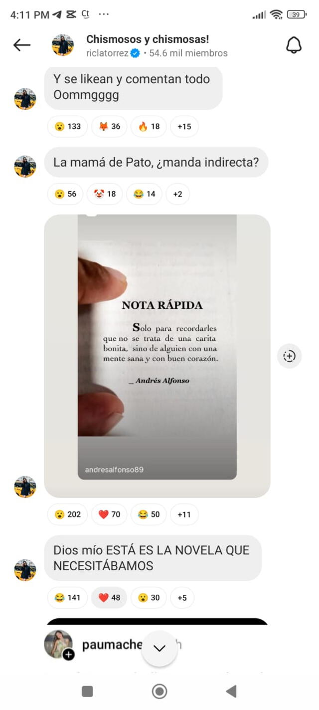 Mamá de Patricio Parodi y su post mientras Luciana Fuster aparece con nuevo galán.  