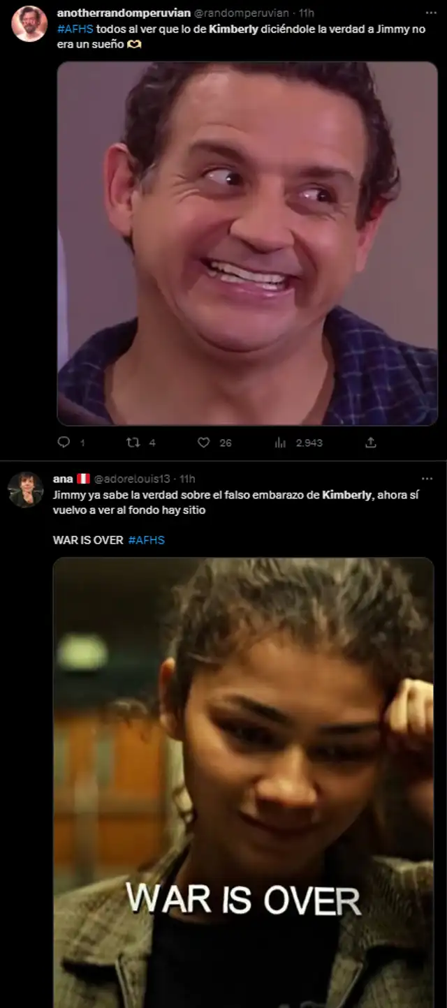 ¡Finalmente! La guerra terminó.    