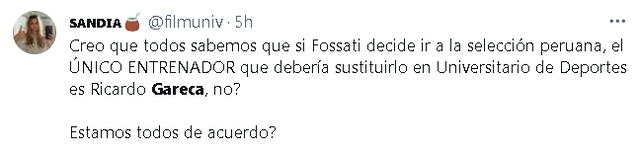 Así reaccionaron usuarios en redes sociales al tema de Jorge Fossati 