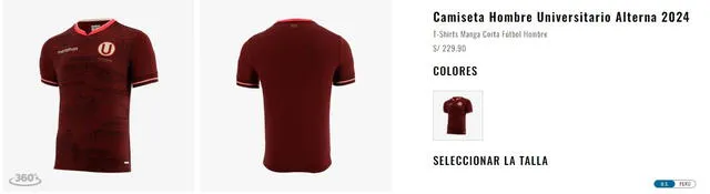 ¿Cómo conseguir la camiseta alternativa de Universitario?