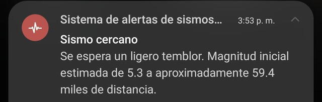 Alerta del sismo solo llegó a algunos teléfonos móviles.