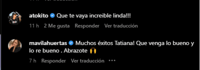 Las periodistas Fernanda Kano y Mávila Huertas le expresaron su apoyo.   