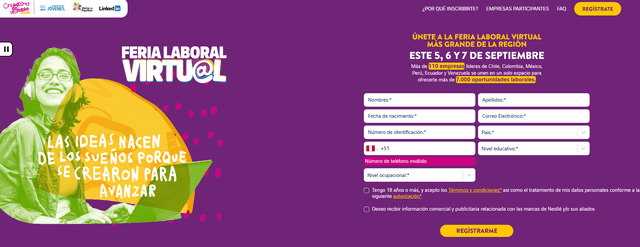 feria laboral virtual