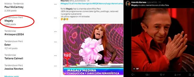 Magaly Medina se ha vuelto tendencia ante la espera de sus críticas al Miss Perú 2024.