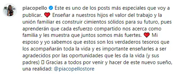 María Pía Copello explica por qué hizo trabajar a sus hijos.  