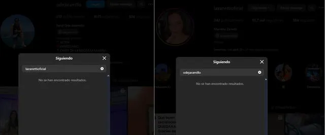Farid Ode y Mariella Zanetti dejaron de seguirse en redes tras polémica pelea callejera.