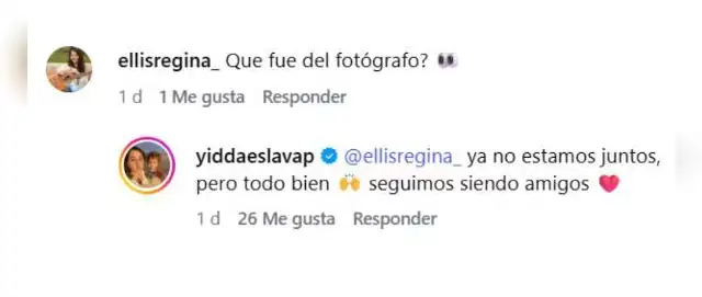  Yiddá Eslava anuncia el fin de su relación con Ángel Fernández tras dos años de relación 