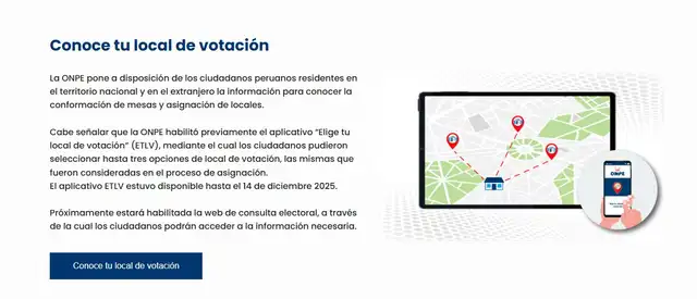 <strong> Ciudadanos esperan que la ONPE habilite un canal oficial para saber el local de votación</strong> <strong> Ciudadanos esperan que la ONPE habilite un canal oficial para saber el local de votación</strong>