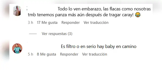 Usuarios reaccionan ante la pancita de Jazmín Pinedo.