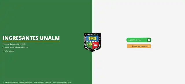 <strong> Resultados del examen de admisión UNALM 2026-I</strong> <strong> Resultados del examen de admisión UNALM 2026-I</strong>