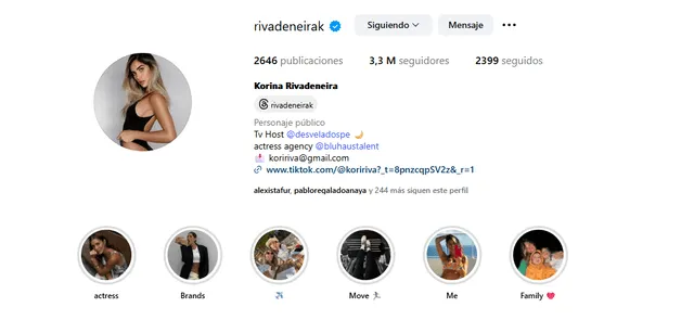 Korina Rivadeneira toma fuerte medida luego de que bailarín abandone el Perú Korina Rivadeneira toma fuerte medida luego de que bailarín abandone el Perú