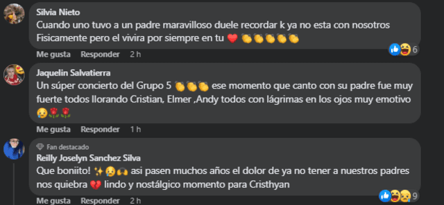 Usuarios mostraron empatía con el cantante quien se quebró en escenario.    