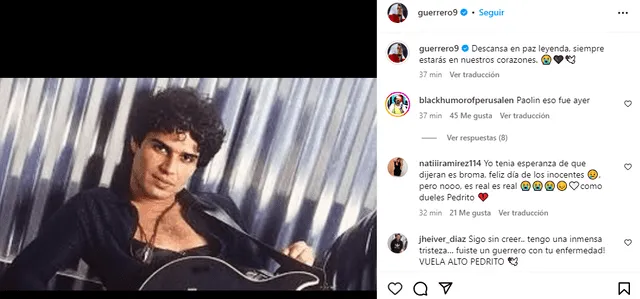 Paolo Guerrero y su doloroso mensaje por la muerte de Pedro Suárez Vértiz a los 54 años