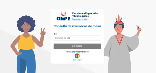 ONPE revela enlace para saber si eres miembro de mesa o no. 