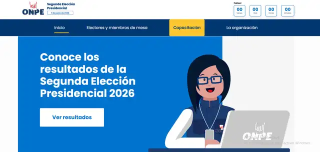 ONPE resultados segunda vuelta 2026: Consulta AQUÍ el avance oficial del conteo de votos.