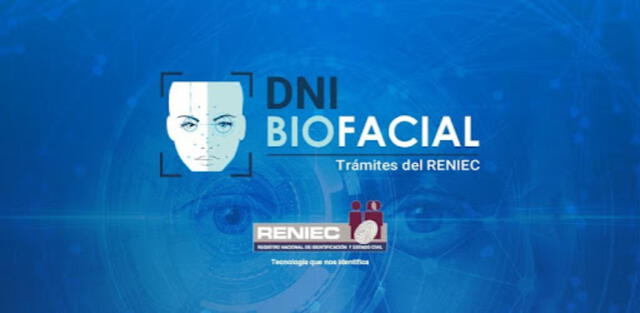 DNI Biofacial aplicación del Reniec que te permite renovar tu DNI.   
