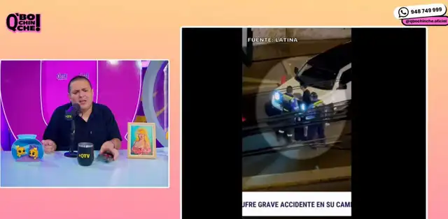 Laura Spoya es grabada CARIÑOSA con trabajador de 'Esto es guerra' y él se habría LLEVADO sus cosas del accidente en camioneta 