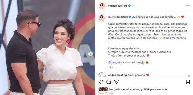 Michelle Soifer presume a su novio cubano en medio de ampay de sus amigos. Michelle Soifer presume a su novio cubano en medio de ampay de sus amigos.